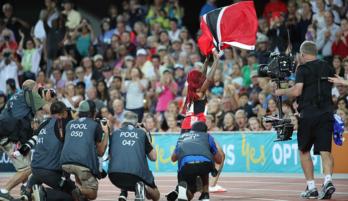 Trinidad and Tobago's National Champion Michelle Lee Ahye. Photo: Allan_V._Crane