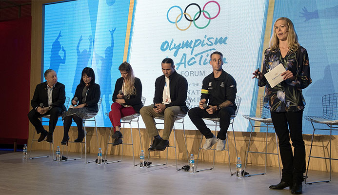 The future of sport was among the panel discussions on the second day of the forum ©Getty Images