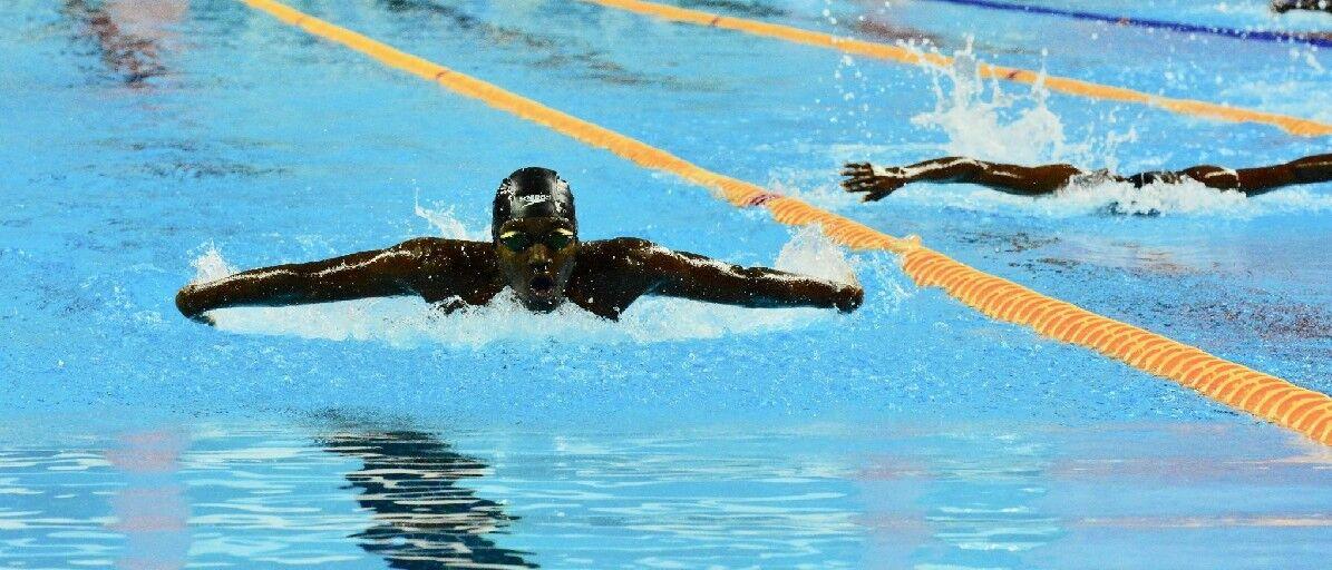 DRY TIME: Swimmers like Kael Yorke, seen here, are struggling for pool time.