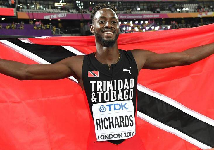 2017 WORLD CHAMPS BRONZE MEDALLIST: Jereem “The Dream” Richards.