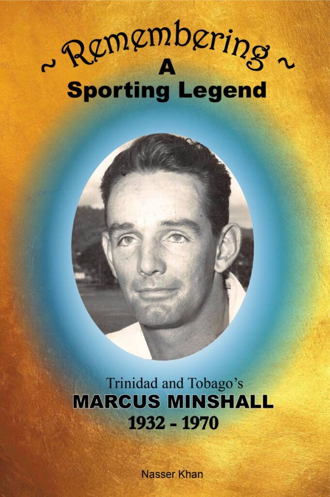 The cover of Nasser Khan's new book Remembering a Sporting Legend -