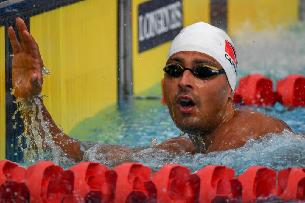 TT‘s Dylan Carter was awarded the TT Olympic Committee’s (TTOC) Senior Sportsman of the Year, at the TTOC awards, on Tuesday. (AFP PHOTO) - (AFP PHOTO)