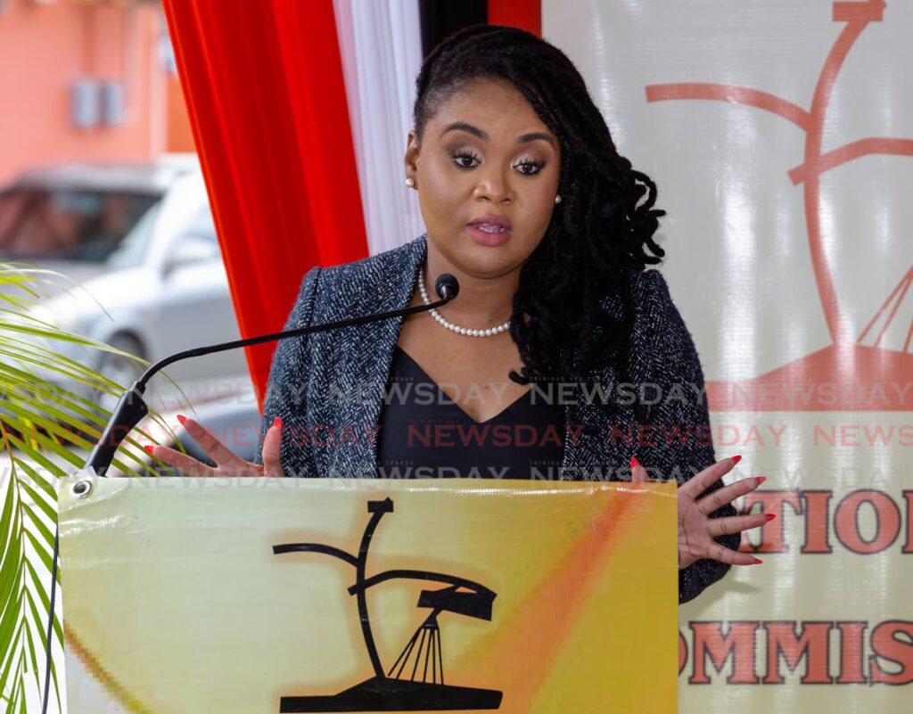 Minister of Sport and Community Development Shamfa Cudjoe. - Photo by David Reid