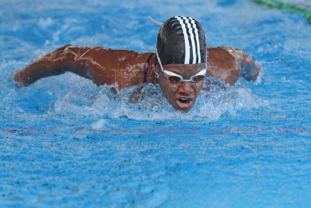 Olympic swimmer Cherelle Thompson at the National Aquatic Centre, Couva. FILE PHOTO/Marvin Hamilton (Photo obtained via newsday.co.tt)