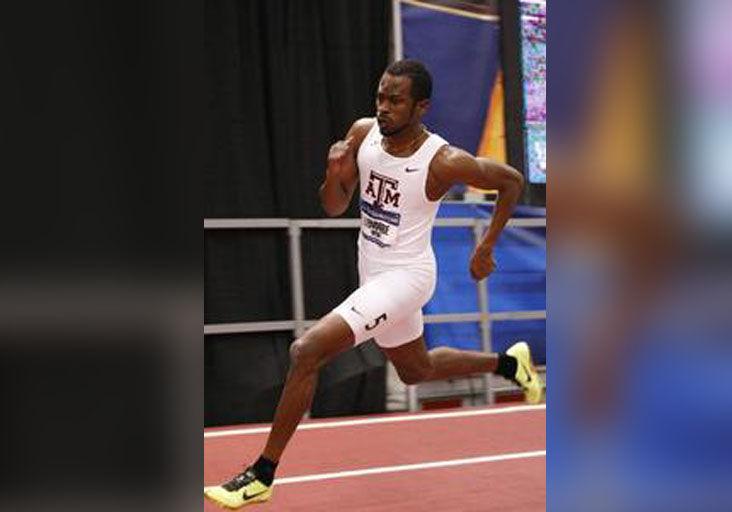 LASHBACK: Deon Lendore in action for his Texas A&M University collegiate team.