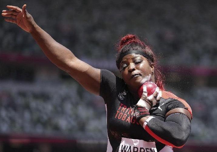 BEGINS SHOT PUT QUEST TODAY: Portious Warren (Source: Trinidad Express Newspapers)