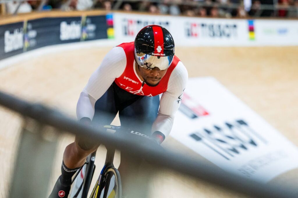 Trinidad and Tobago cyclist Nicholas Paul. - FILE PHOTO (Image obtained at newsday.co.tt)