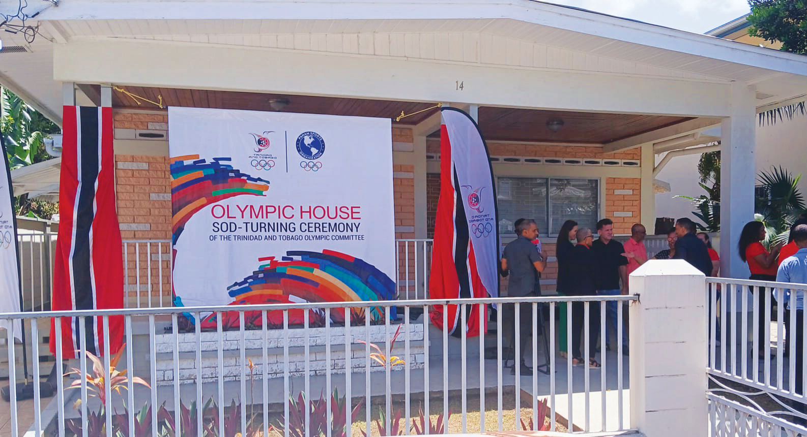 The new home of the T&T Olympic Committee at Robinsonville, Belmont. (Image obtained at guardian.co.tt)